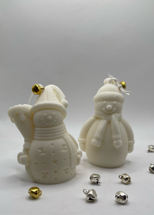 Candela Pupazzo di Neve Sorridente