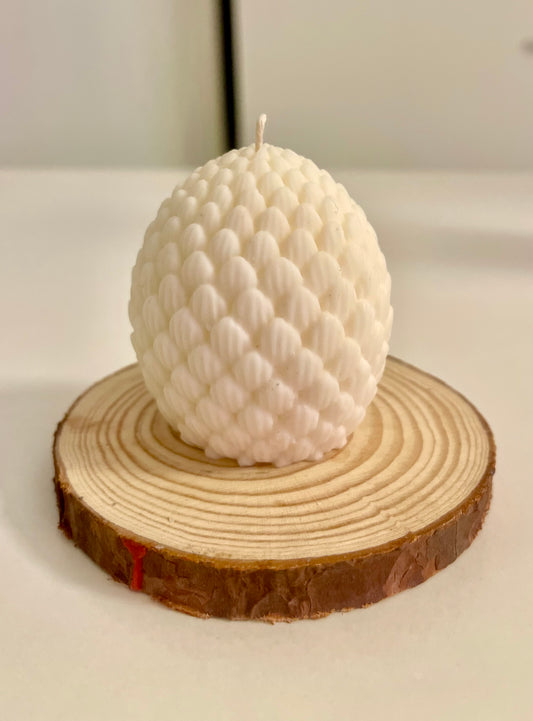 Set di candele a forma di pigna