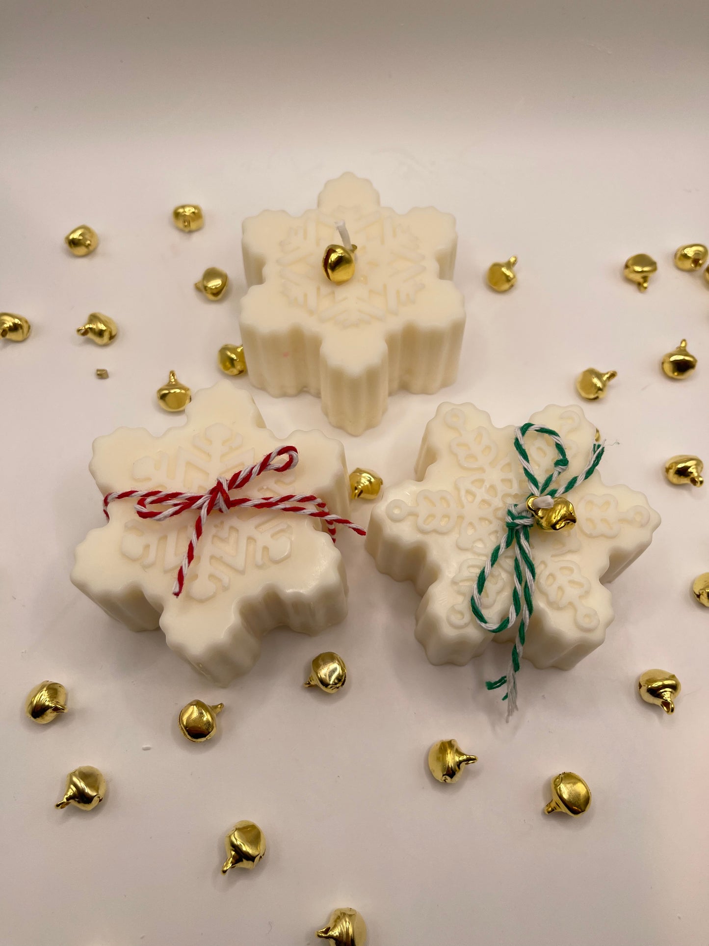 Set Candele Fiocchi di Neve