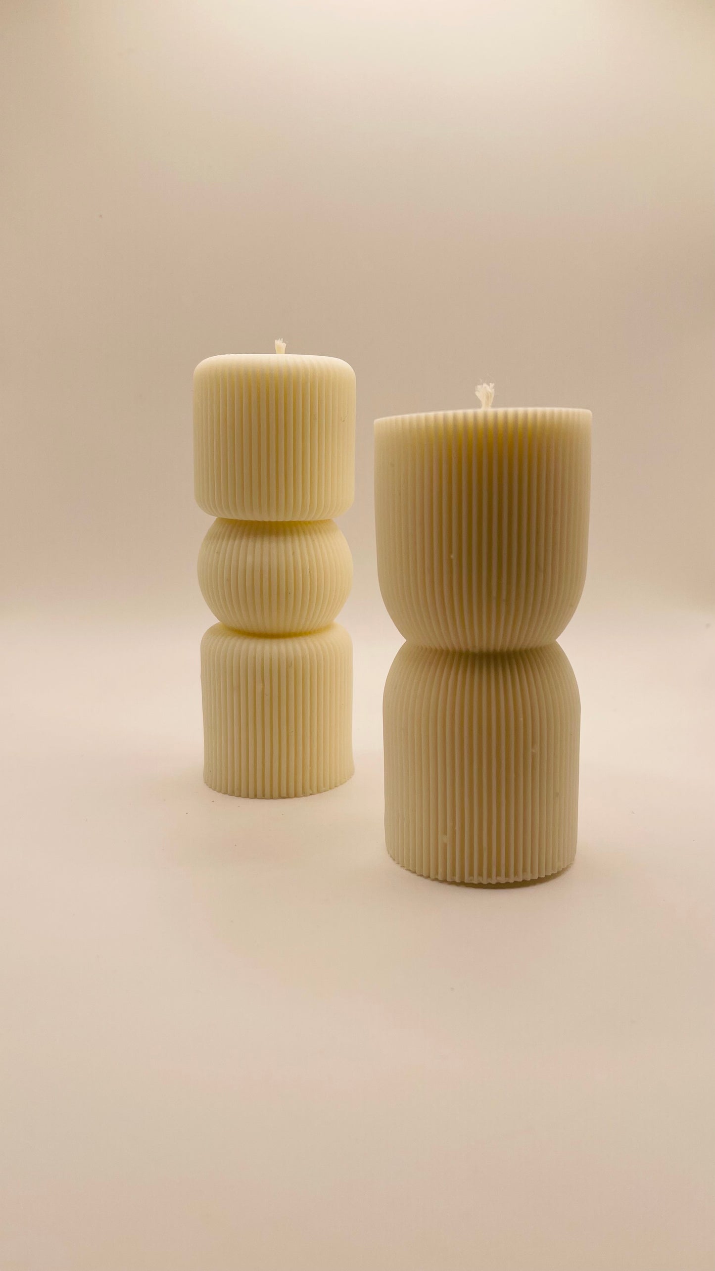 Set colonne di cera